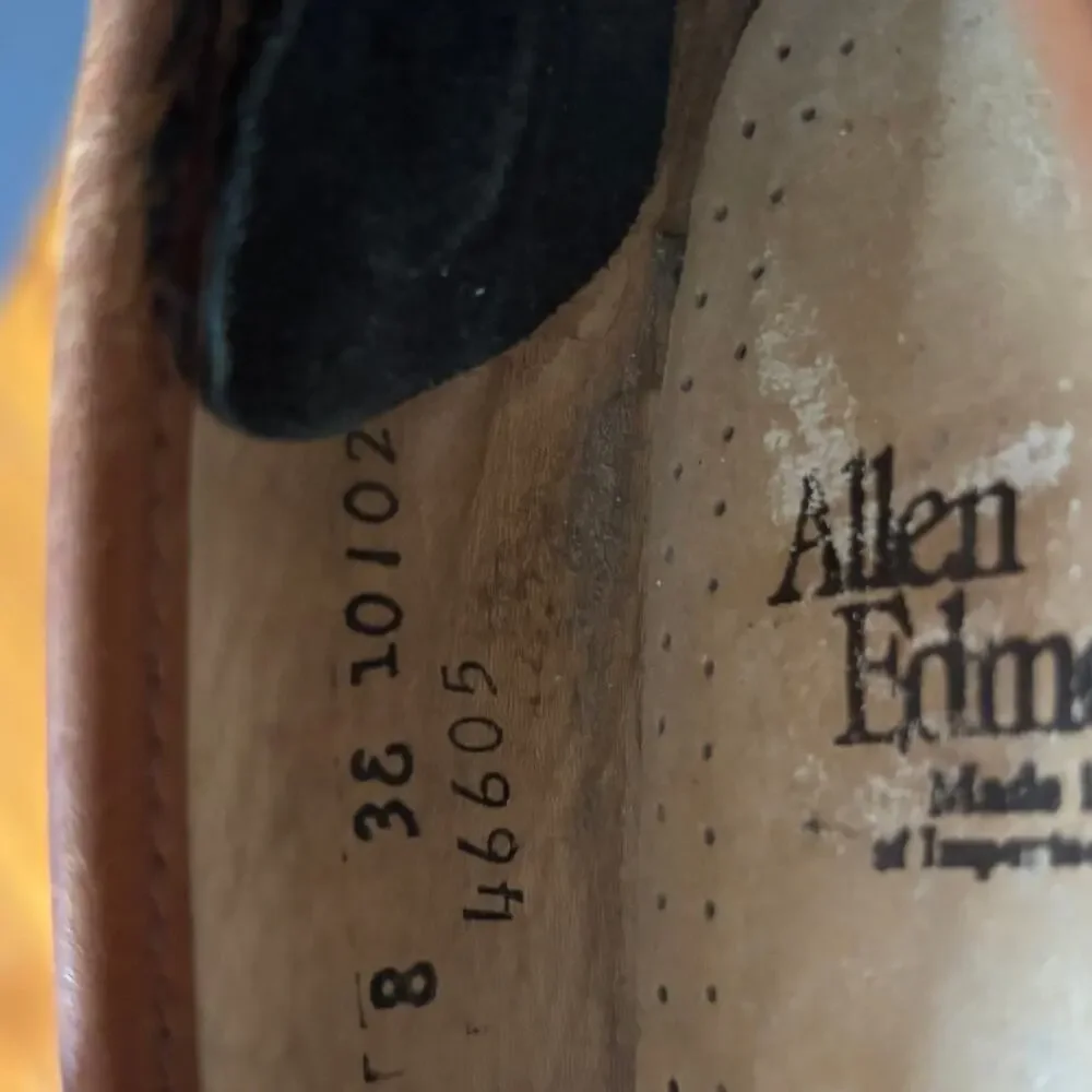 Allen Edmonds Men's US 8 Tan leather Penny Loafers Shoes